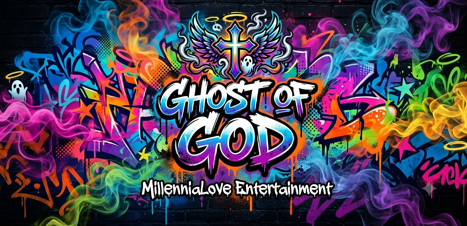 Ghost of God — MillenniaLove Entertainment mural
